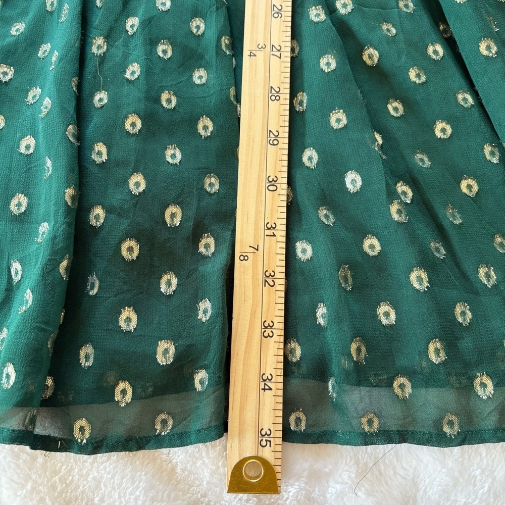 Ranna Gill Anthropologie Hazel Embroidered Tunic Sz M Long Slv Peasant Smocked - Picture 9 of 15
